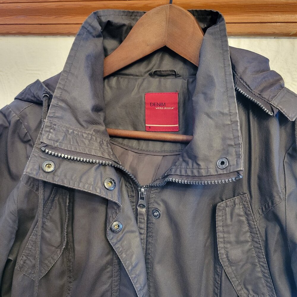 Vero Moda‎ 3/4 Military Parka Women's Size S — Brown